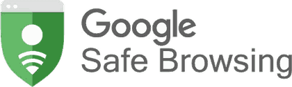 Selo de verificação Google Safe Browsing — site verificado como seguro