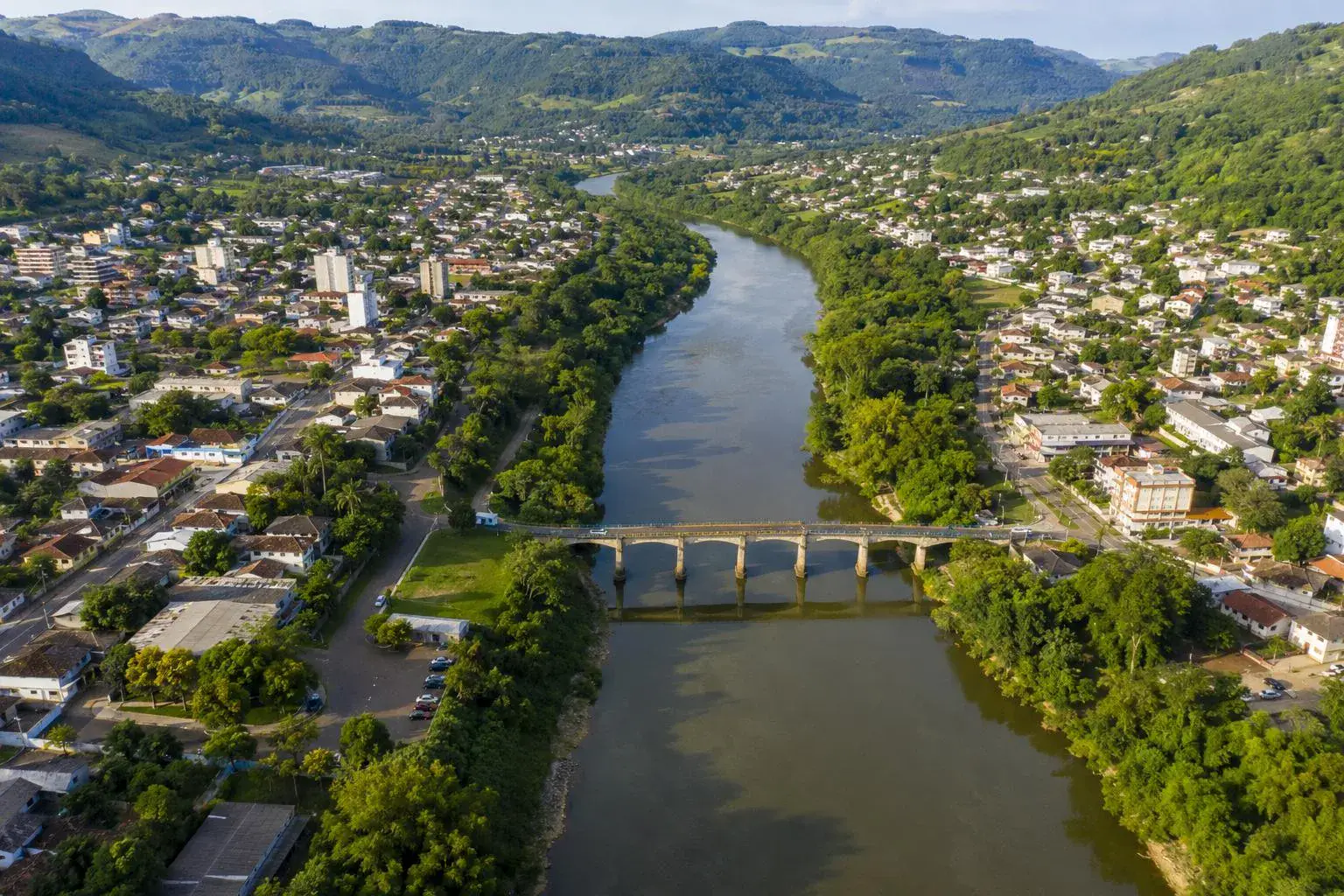 Pedágio eletrônico Free Flow da CSG em São Sebastião do Caí, ERS-122, KM 4,6