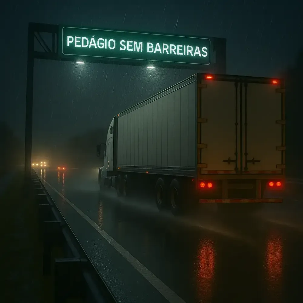 o-que-e-free-flow-pedagio-sem-barreiras-caminhao-chuva-noite.webp